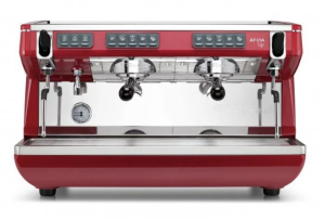 Nuova Simonelli Appia Life 2 Gr Tam Otomatik Espresso Kahve Makinesi, Tall Cup, 2 Gruplu, Kırmızı