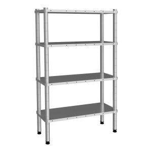 Empero Flat Top Stacking Rack, 4-Tier EMP.D.3.36107-18-4, 360x1070x1800, 304 Quality