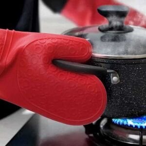 Epinox Silikon Fırın Eldiveni, Kırmızı, SLK-ELDK