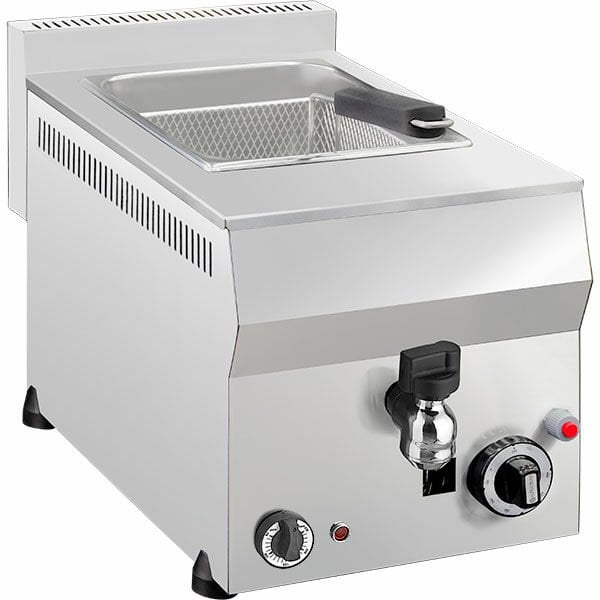 Remta R112CE 8 lt Gas Fryer with Tap (CE Certificated)