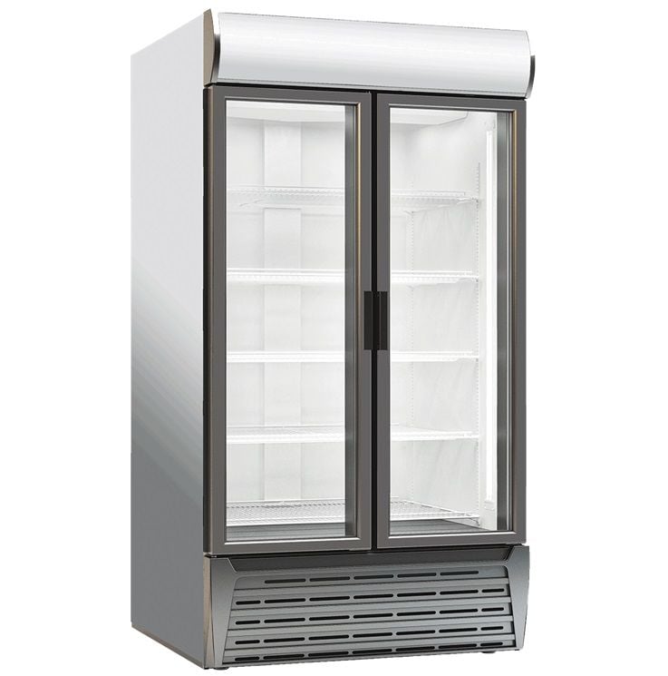 Cold-Era Çift Çarpma Kapılı Şişe Soğutucu CL900 HDC- Siyah Renk