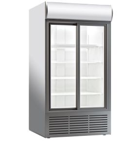 Cold-Era Çift Sürme Kapılı, Kanopili Şişe Soğutucu - CL1300 SLDC