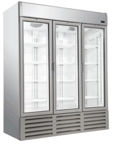 Cold-Era Üç Kapılı, Kanopili Şişe Soğutucu - CL1600H3C - Siyah