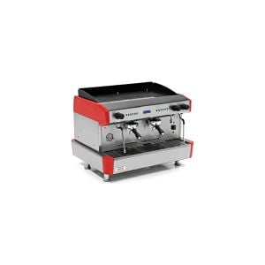 Empero Otomatik Capuccino Espresso Makineleri 3 Gruplu Kırmızı EMP.CPC.3GR-D