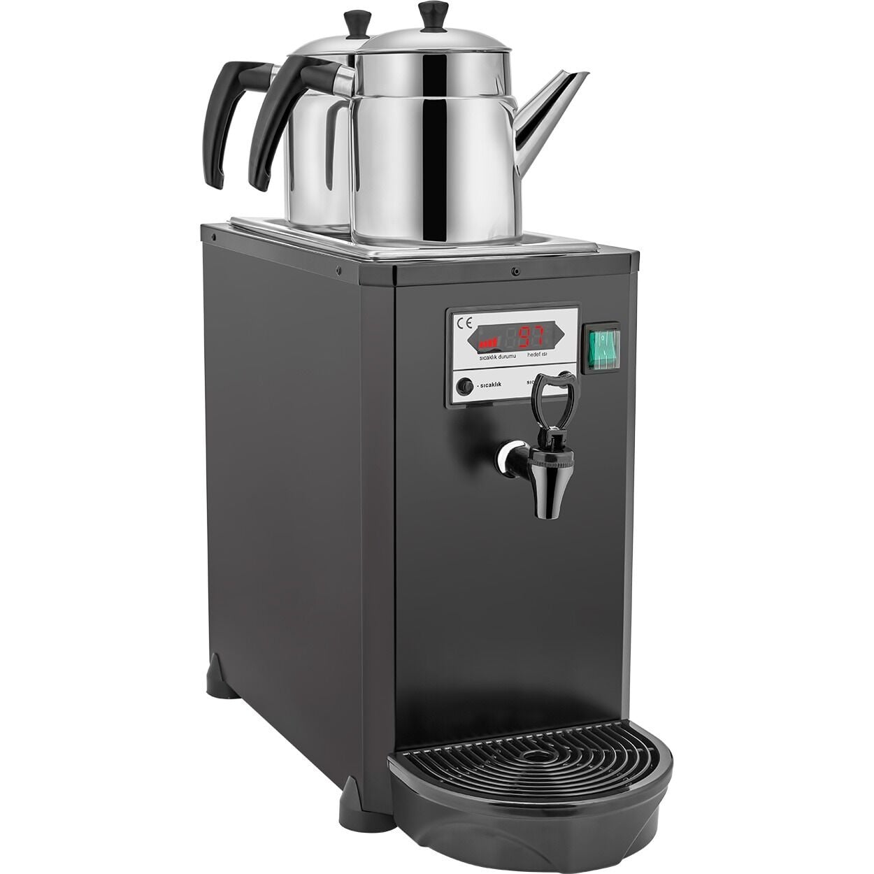 Remta DE18 2 Demlikli 5,5 lt Dijital Jumbo Çay Makinesi Otomatik Su Almalı (Şamandıralı)