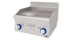 Atalay Izgara Setüstü Yarı Oluklu Yarı Düz Krom 600X600X300 Mm. Elk., Aeı-660 Nd Cr 600 Seri Snack Pişiriciler   Atalay E Aeı-660 Nd Cr