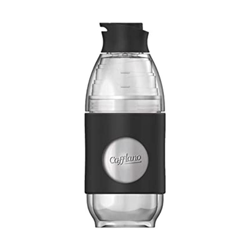 Cafflano Go-Brew Taşınabilir Kahve Demleme Şişesi Siyah