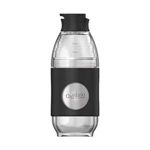 Cafflano Go-Brew Taşınabilir Kahve Demleme Şişesi Siyah