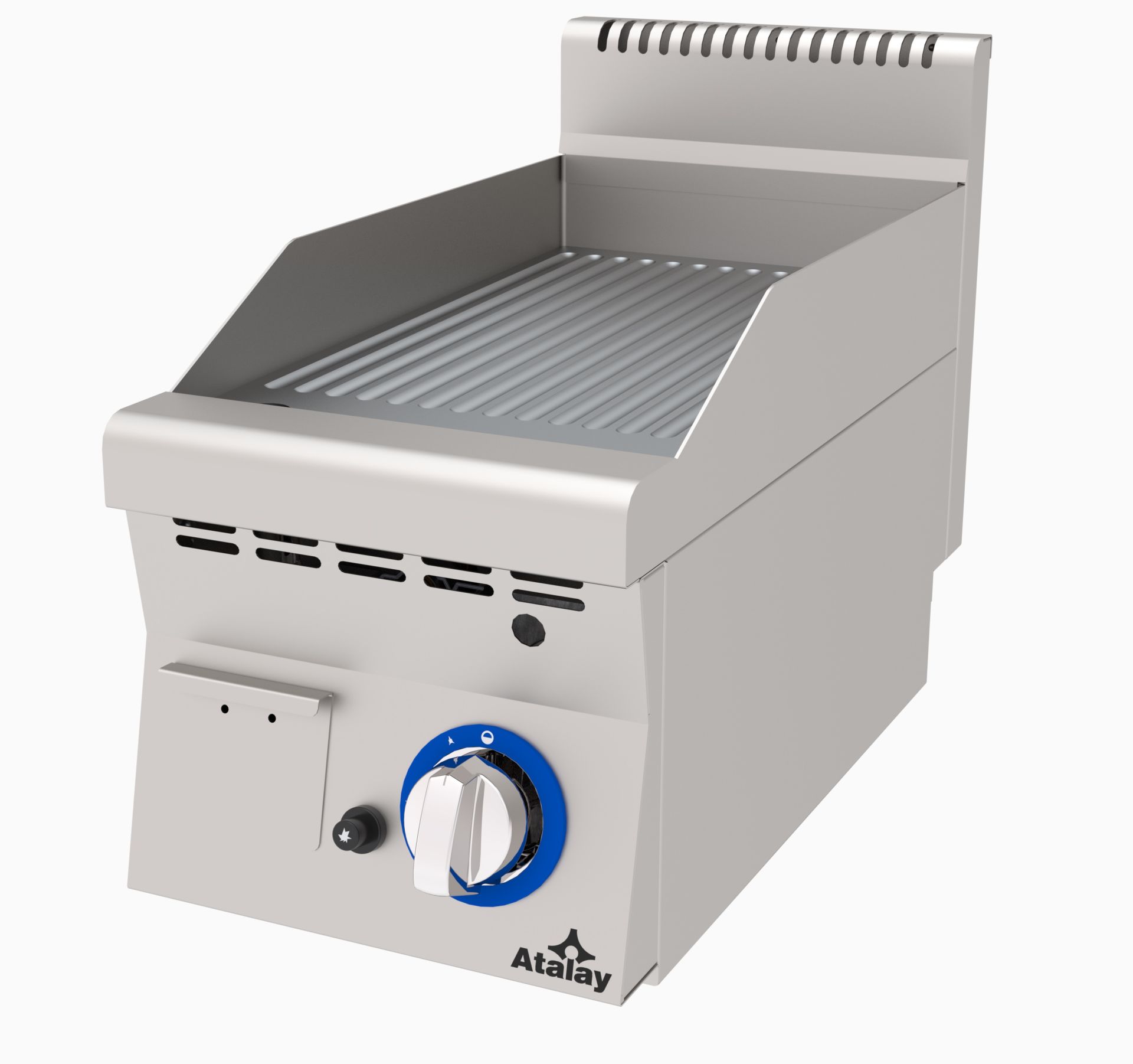 Atalay Gazlı Zgara Setüstü Oluklu 300X600X300 Mm, Agı-360 N 600 Seri Snack Pişiriciler   Atalay E Agı-360 N