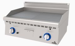 Atalay Gazlı Izgara Setüstü Yarı Oluklu Yarı Düz 800X600X300 Mm, Agı-860 Nd 600 Seri Snack Pişiriciler   Atalay E Agı-860 Nd