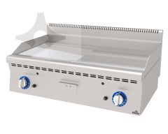 Atalay Gazlı Izgara Setüstü Yarı Oluklu Yarı Düz 1000X600X300 Mm, Agı-1060 Nd 600 Seri Snack Pişiriciler   Atalay E Agı-1060 Nd