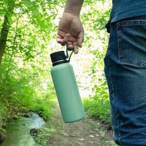 Lurch - “Outdoor” 1 L Adaçayı Yeşil, Paslanmaz Çelik Termos - Çift Cidarlı, Sızdırmaz - 270981