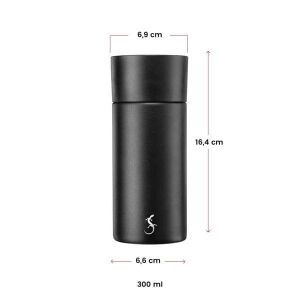 Lurch- 360° EDS Termos 300 ml Granit Gri, Paslanmaz Çelik - Çift Cidarlı, Sızdırmaz - 270988