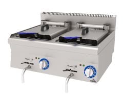 Atalay Fritöz Setüstü Çift Sepet 800X600X300 Mm. Elk., Aef-860 600 Seri Snack Pişiriciler   Atalay E Aef-860