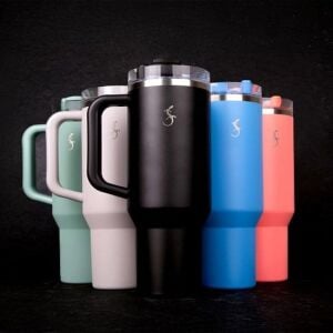 Lurch - “Big Cup” 1.2 L Fildişi, Paslanmaz Çelik Termos - Uzatılabilir Pipetli, Çift Cidarlı, Sızdırmaz - 270974