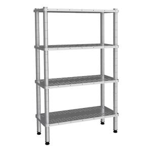 Empero Perforated Table Stacking Rack, 4-Tier EMP.D.3.61152-18-4-D, 610X1520X1800, 304 Quality