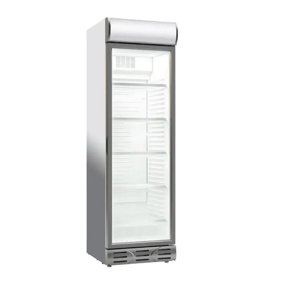 Şenocak D 372 SCM 4C Kanopili Dikey Şişe Soğutucu 382/360 Lt
