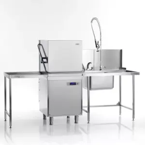Classeq CP500 Giyotin Tip Bulaşık Yıkama Makinesi, 500x500 mm - Full Pompalı