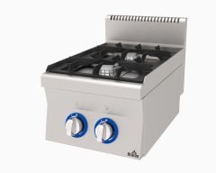 Atalay Gazlı Ocak Setüstü 2 Bekli 400X600X300 Mm. Ago-460 600 Seri Snack Pişiriciler   Atalay E Ago-460