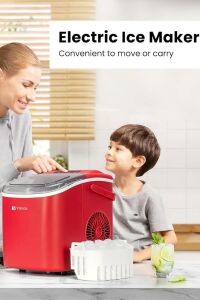 Vosco Eko Set Üstü Buz Makinesi 12 Kg Kırmızı