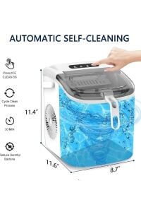 Vosco Eko Set Üstü Buz Makinesi 12 Kg Beyaz