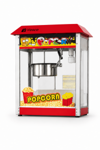 Vosco Tezgah Üstü Otomatik Patlamış Mısır Makinesi - 300 gr Hazneli Profesyonel Popcorn Makinesi