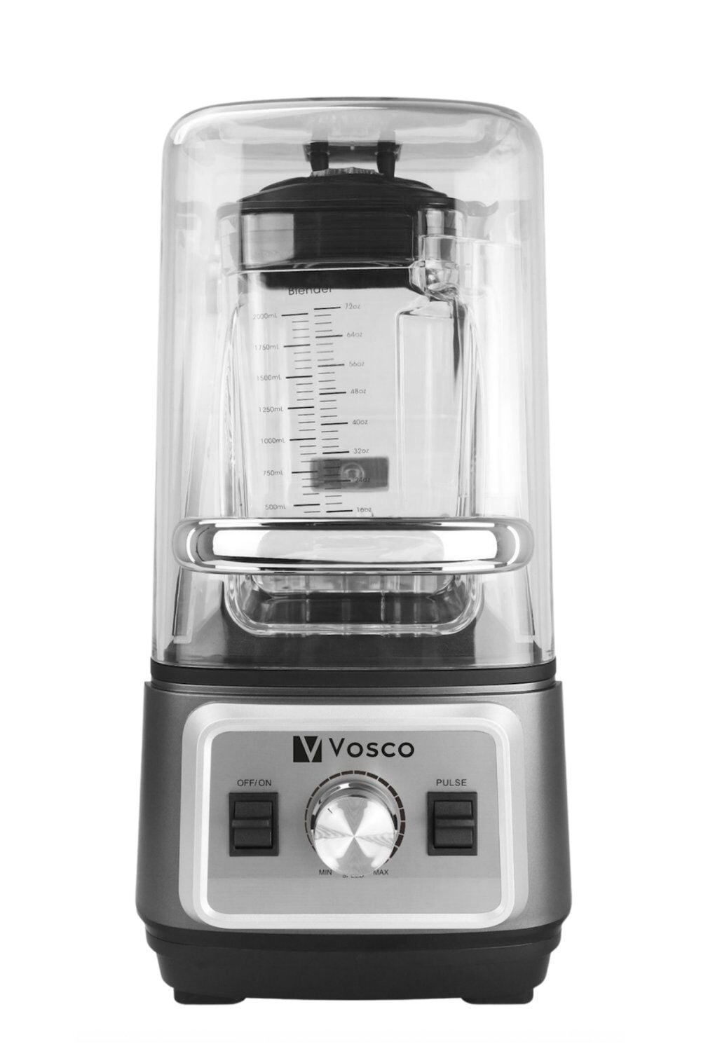Vosco Profesyonel Blender 2 Lt - 1600W Sessiz Soundproof Kapaklı Blender