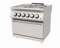 Atalay Elektrikli Kuzine 4 Plate 800X600X850 Mm. Elk., Aek-860 600 Seri Snack Pişiriciler   Atalay E Aek-860