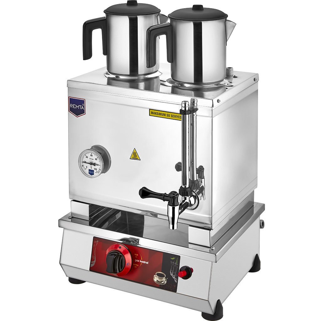 Remta 30 Model 2 Demlikli Gazlı (CE) Pleytsiz Çay Ocağı 23 lt N11(P)