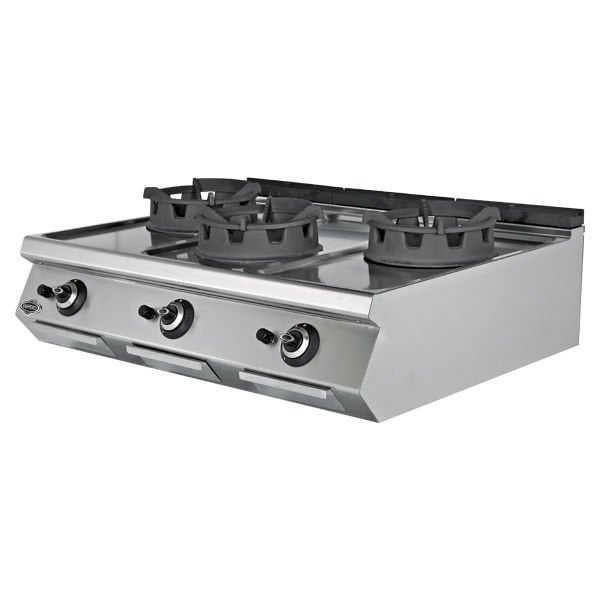 Empero 3 Brulörlü Gazlı Wok Ocağı, 70'Lik Seri EMP.PLS.7WK030