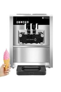 VOSCO Soft Dondurma Makinesi Set Üstü VXY-PT965S Üç Kollu