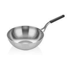 Altınbaşak Çelik Wok Tava Silikonlu sap 26 cm