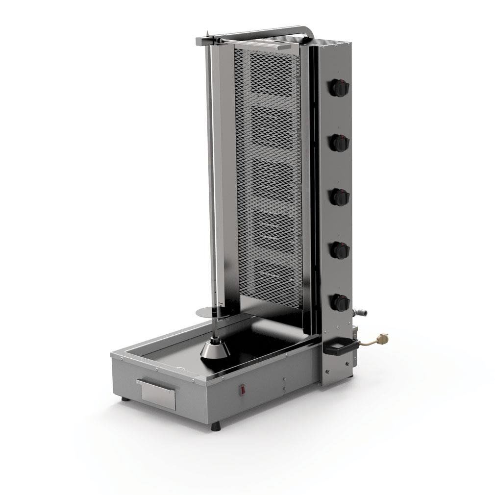 İnoksan 5 Radyanlı Alttan Motorlu Gazlı Döner Ocağı, INO-PDG503