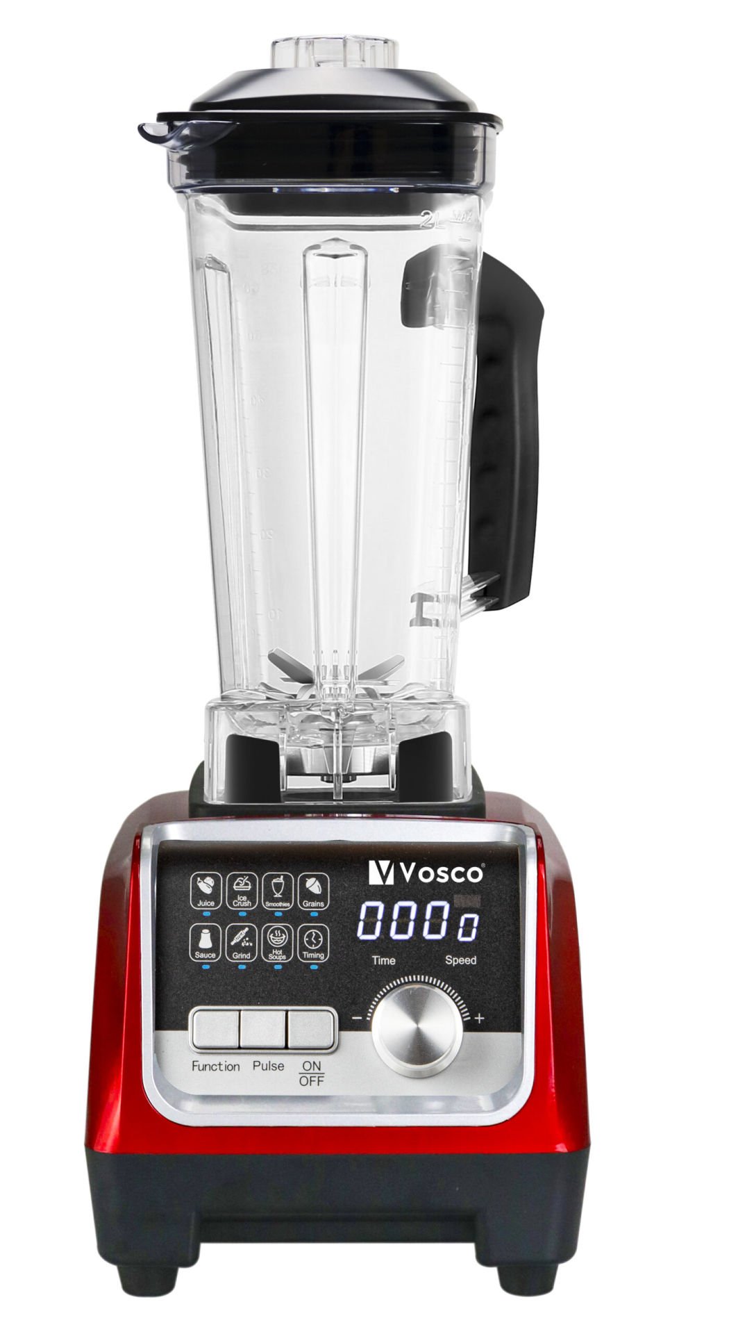 Vosco Pro Bar Blender 2L 2200W VHS-206C Kırmızı