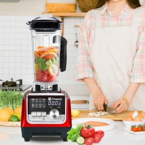 Vosco Pro Bar Blender 2L 2200W VHS-206C Kırmızı