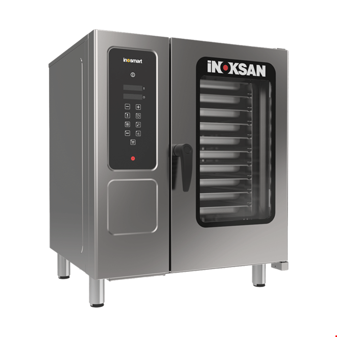 İNOKSAN INO-FKE 10 Dijital Konveksiyonlu Elektrikli Fırın (16 kW) - 10 Tepsi GN 1/1 veya 40x60 cm