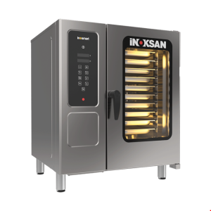 İNOKSAN INO-FKE 10 Dijital Konveksiyonlu Elektrikli Fırın (16 kW) - 10 Tepsi GN 1/1 veya 40x60 cm