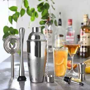 Vosco 7 Parça Kokteyl Seti (750ML) Shaker Paketi VSC-SHKST07