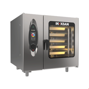İNOKSAN INO-FBE 20T İnosmart Dokunmatik Elektrikli Kombi Fırın (26 kW) - 20 Tepsi GN 1/1, Katlı Pişirme Özellikli