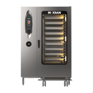 فرن İnoksan Combi ، İnosmart FBE40T ، شاشة تعمل باللمس ، قابل للبرمجة ، سعة صينية 40 GN 1/1 ، كهربائي