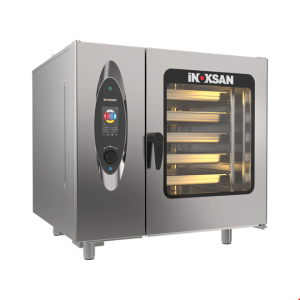 İNOKSAN INO-FBG 20T İnosmart Dokunmatik Gazlı Kombi Fırın (26,1 kW) - 20 Tepsi GN 1/1, Katlı Pişirme Özellikli