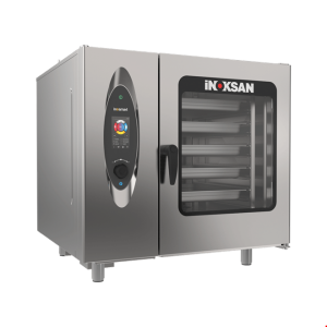 İNOKSAN INO-FBG 20T İnosmart Dokunmatik Gazlı Kombi Fırın (26,1 kW) - 20 Tepsi GN 1/1, Katlı Pişirme Özellikli