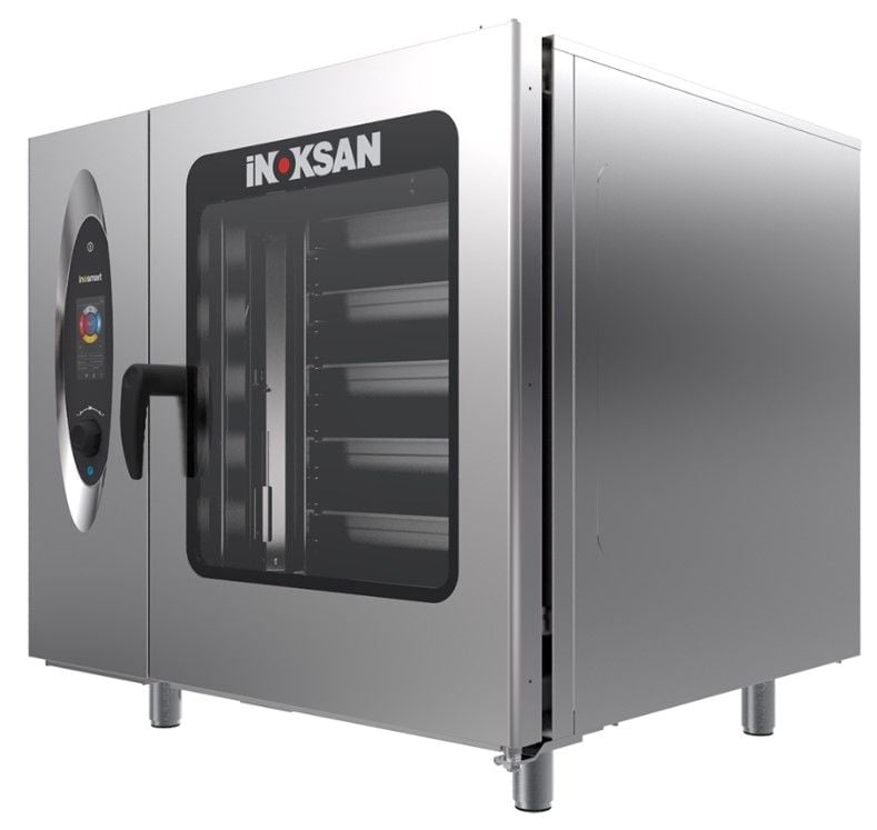 İnoksan Kombi Fırın, İnosmart FBG20T, Dokunmatik, Programlanabilir, 20 GN 1/1 Tepsi Kapasiteli, Gazlı