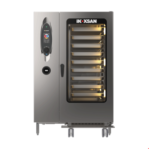 فرن İnoksan Combi ، شاشة تعمل باللمس ، قابل للبرمجة ، سعة 40 GN 1/1 صينية ، غاز - INO-FBG40T