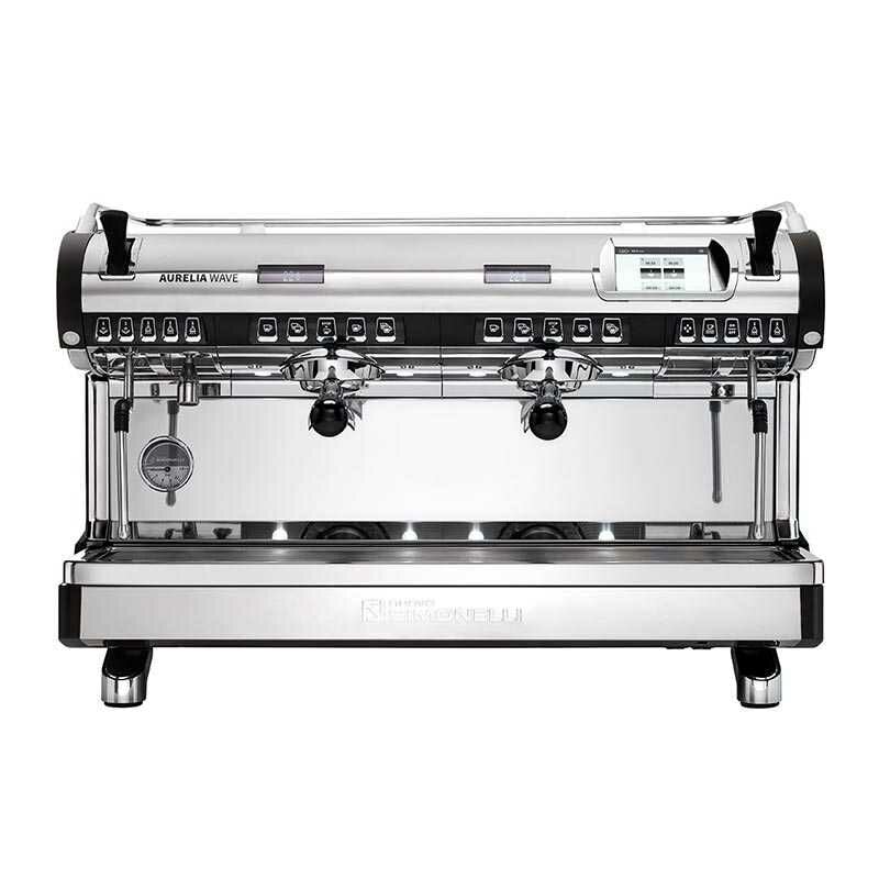 Nuova Simonelli Aurelia Wave T3 Volumetric Tam Otomatik Espresso Kahve Makinesi 2 Gruplu Siyah