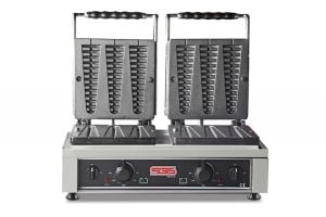 SGS Çubuk Model (Çam Model) Çift Kapaklı Elektrikli Waffle Makinesi WF 25 DE