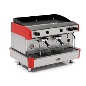 Empero Capuccino Ve Espresso Makinesi 2 Gruplu Kırmızı EMP.CPC.2GR