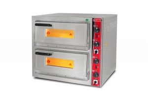 SGS Pizza Fırını, Çift Katlı, PO 5050 DE, Elektrikli, 4+4xØ25 cm