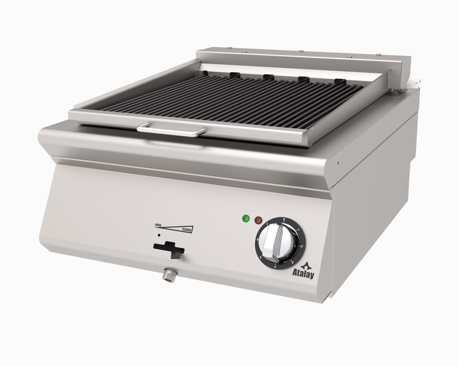 ATALAY AMERICAN GRILL STOWER 600x730x300 ملم. ELK. ، AAIE-673700 سلسلة طباخات ATALAY AAIE-673
