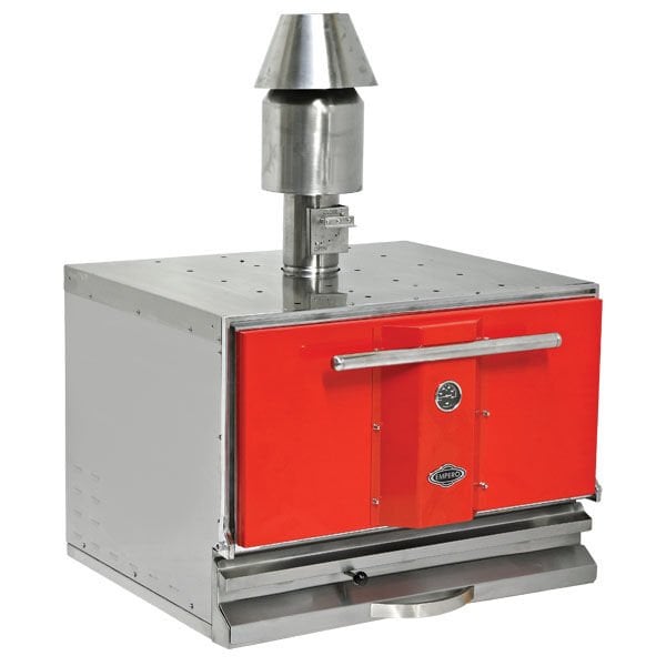 Empero Profesyonel Kömürlü Fırın Kırmızı EMP.PKF-40-K